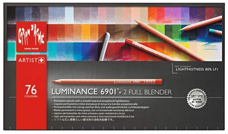 Caran d'Ache Luminance Colored Pencils Set