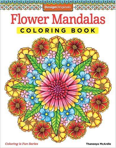 Flower Mandalas Coloring Book by Thaneeya McArdle