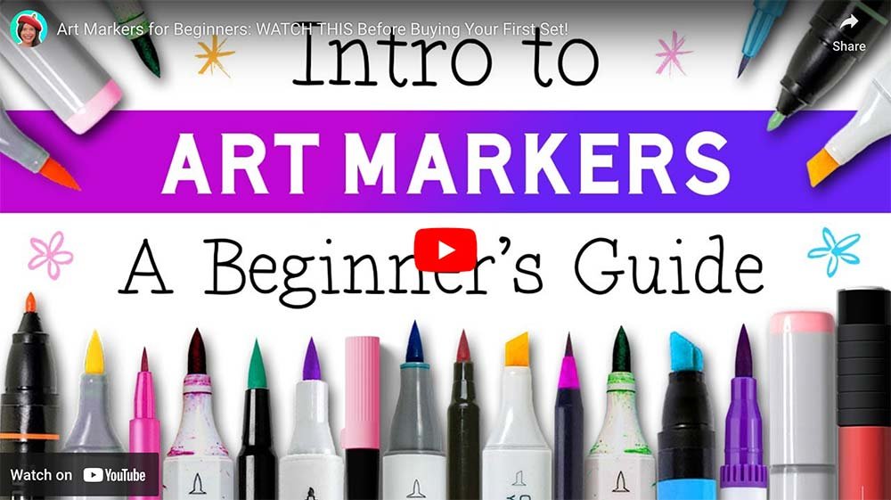 Intro to Art Markers: A Beginner's Guide, by professional artist Thaneeya McArdle