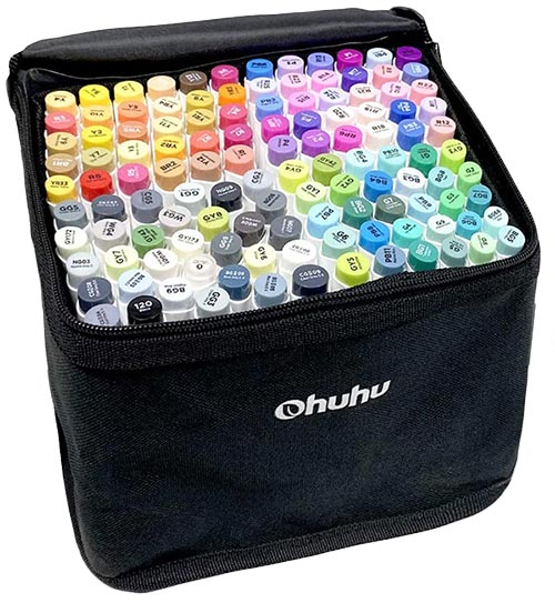 Ohuhu Markers 120 colors set